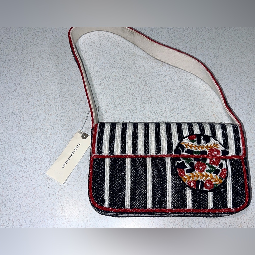 NWT Anthropologie Beaded Baseball bag 🔥🔥🔥